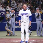 中日・松山、まだ患部が回復していなかった模様