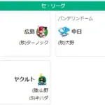 4/11セ順位　神-ヤ==巨-//-広=-横=-中