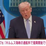 ドナルド・トランプ「ホルムズ海峡で通航料を取ればイラン復興なんて楽勝なんだよなぁ…」持論を披露