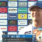 【DeNA】苦節8年、勝又温史がプロ初タイムリー＆初のお立ち台！ 投手から野手転向、育成を経て掴んだ「報われた瞬間」