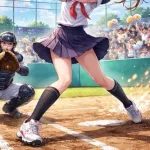 【爆笑】ワイ「チャッピー、ホームランを打つJKの画像を生成して」→とんでもない画像が生成されてしまうｗｗｗｗｗｗｗｗｗｗ