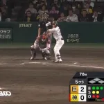 【阪神対巨人4回戦】則本昂大、5回まで79球無失点
