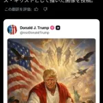 【悲報】トランプさん、自分をキリストにした画像を投稿するも味方の信者にブチギレされ速攻で削除ｗｗｗｗｗｗｗｗｗｗ
