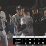 4月15日　ロッテ９－７日本ハム　西川が一発含む4安打全出塁！藤原・佐藤も猛打賞と打線が躍動！八木がプロ初勝利で連敗ストップ！