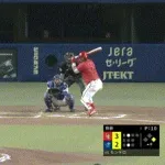 【中日対広島5回戦】広島・モンテロ、中日・齋藤から第３号２ランホームラン！リードを３点に広げる！！！！！！！！！！！