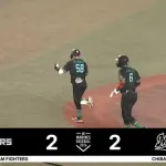【ロッテ対日本ハム5回戦】日本ハム・奈良間、ロッテ・毛利から第2号同点2ランホームラン！！！！！！！！！！！！！