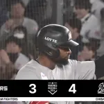 【ロッテ対日本ハム6回戦】ロッテ、6回裏2アウト一三塁から代打・ポランコのタイムリーで1点勝ち越し！！！！！！！！！！！！！！