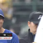 【阪神対中日5回戦】中日、6回表2アウト二三塁から大島のタイムリーで勝ち越し!大島は今日猛打賞!!!!!!!!!!!