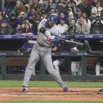 大谷翔平、連続試合出塁記録がピンチ　８回の４打席目は“不運”なインターフェア、「打者天国」でここまでノーヒット…ベーブ・ルースの「５０」目前も