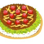 タコライス（タコは入っていない）←こういうやつ