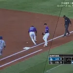 大谷翔平、第一打席はエラーで出塁…さらに今季初盗塁!!!!!!!!!