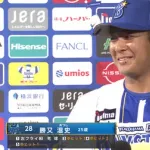 DeNA勝又温史　初の猛打賞、3打席連続タイムリー4打点の大暴れ「明日も試合に出たいという気持ちだけ」