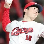 カープ森下7回1失点でヤクルト戦218日ぶり勝利！秋山先制打！野間1安打1打点！小園＆勝田好守！中崎三者連続三振！ベテラン勢活躍で連敗ストップ！【広島2-1ヤクルト/試合結果】