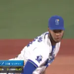 DeNAマルセリーノ、上位打線を三者凡退に封じ来日初ホールドを記録！