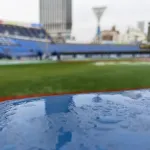 横浜スタジアムのDeNA対阪神戦、雨天のため中止
