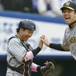 才木梅野バッテリー90.2回被本1 、才木坂本バッテリー76.2回被本5