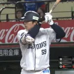 西武ドラ5横田蒼和、打率.333(42-14) OPS.774 三振率.065