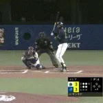 【中日対ヤクルト4回戦】ヤクルト・サンタナ、二試合連発第6号勝ち越しソロホームラン！！！！！！！！！！！！！！！！！！