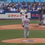 大谷翔平、第三打席は二打席連続四球で出塁→フリーマンが勝ち越しタイムリー！！！！！！！！！！！！