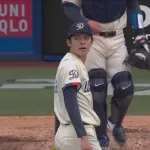 佐々木朗希 5先発 1勝2敗 防御率6.35 被打率.304 K/BB 1.69 WHIP1.81