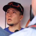 千賀滉大 5先発 0勝4敗 防御率9.00 被打率.313 K/BB1.77 WHIP1.95