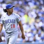 【悲報】今永、中4日でドジャースにぶつけられて5回途中5失点KO