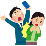 歩きスマホにぶつかられる→相手「前見て歩けよデブ!」