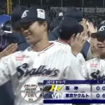 【ヤクルト対阪神4回戦】ヤクルト、首位攻防初戦は大勝！ 連敗3で止め首位浮上 12安打10得点 今季初昇格&即スタメン内山2打点 吉村2勝目 武岡1号ソロ 赤羽2号3ラン