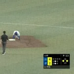 【定期】中日尾田代走盗塁死