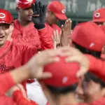 巨人ファン、カープ矢野雅哉のホームランボールをカープファンの子供にあげる好プレー
