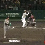 【阪神対巨人6回戦】阪神、6回裏1アウト満塁から前川が押し出し四球を選び2点差に迫る！！！！！！！！！！