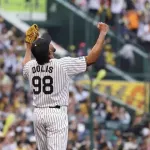 【阪神】球団助っ人初！ドリス「自分のことを信じてくれたことに感謝したい」通算100セーブ