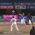 西武・平沢 打率.392　右安　中飛　左安　右2