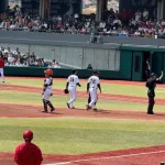 山﨑伊織(巨)、1時からの2軍戦で復帰するも違和感を訴え2球で降板