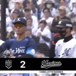 ポランコ・愛斗のタイムリー！ロッテが初回から2点先制！！