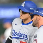 【ド軍】大谷翔平、でん部に死球 「アッー!」絶叫後に笑顔