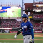 直近3試合の大谷翔平 空三振 四球 左飛 四球 四球 左飛 ニゴロ 中飛 見三振 中飛 中飛 二直 空三振 空三振