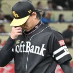 ソフトバンク徐若熙　4試合 18.2回 1勝3敗 7.23 WHIP2.04