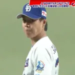 【動画】中日杉浦、見事な火消し投球!一死満塁で阪神森下を併殺に打ち取る!