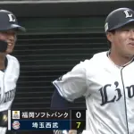 山賊打線復活！四球挟んで9連打8得点の超猛攻！