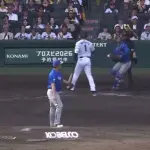 【動画】森下、ストライク判定にブチギレwwwwwwwwwwwwwwwwwwwwwwwwwwwwwwwwwwwwwwwwwwwwwwwwwwwwwwwwwwwwwwwwwwwwwwwwwww