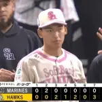 【ソフトバンク対ロッテ7回戦】ソフトバンクがロッテに逆転勝ちで首位オリックスと2.5差！周東2打点＆本盗成功 栗原リーグ最多タイ10号 前田悠5回2失点で今季初白星