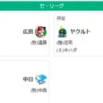 5/13セ順位　燕=虎-==星兎=//-====鯉=竜