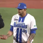 DeNA・ルイーズ、危険球退場に「WHY？」
