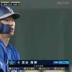 度会隆輝　打率.328（2位） 3本 13打点 OPS.805