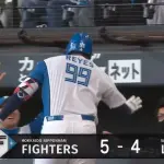 【日本ハム対西武8回戦】日本ハム・レイエス、西武・甲斐野から第7号勝ち越しソロホームラン！！！！！！！！！！！！！！