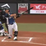 【日本ハム対西武9回戦】西武・岸潤一郎、日本ハム・上原から今季第1号逆転2ランホームラン！！！！！！！！！！！！！！！
