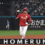 【日本ハム対楽天10回戦】楽天・辰己、日本ハム・伊藤大海から第4号先制ソロホームラン！！！！！！！！！！！！！！