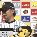 西勇輝(35) 3勝0敗 2.25
