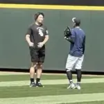 村上宗隆さんイチローと対面する